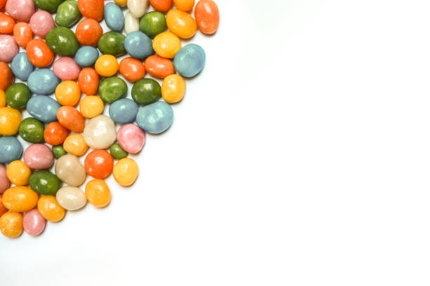 Multi-colored,  Hard shell chocolate candy