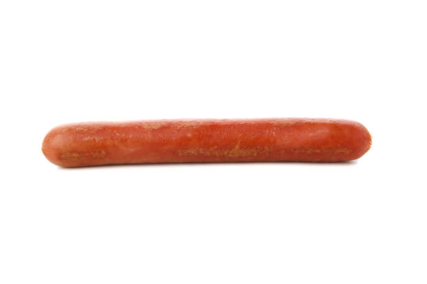 Man smelling chorizo.