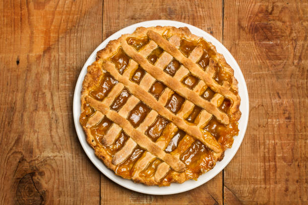 istock A sweet potato pie on a white plate 1216428086