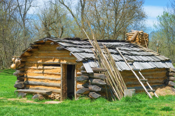 дэвид крокетт родина государственный парк известняк, теннесси - birthplace стоковые фото и изображения