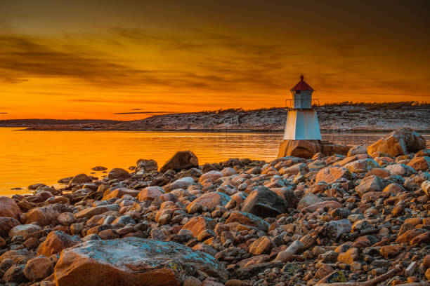 istock Lighthouse at Ytre Hvaler National Park in Norway 1216436254