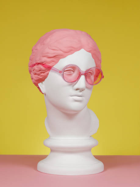 istock Greek Goddess with pink eyeglasses 1216440434
