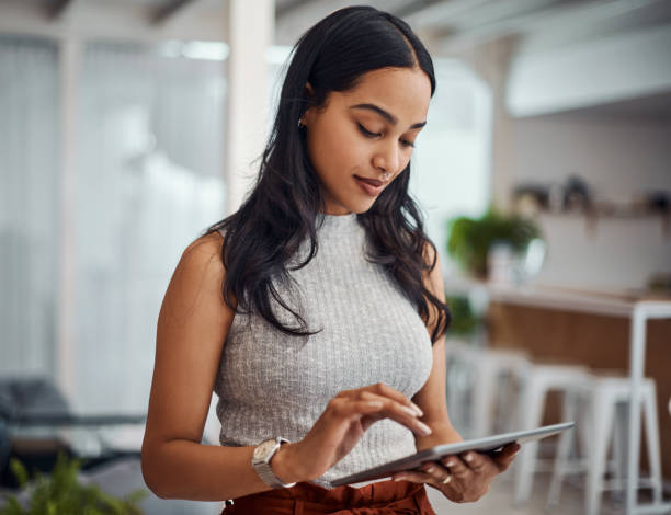 istock Her connection to the big business world 1216440764