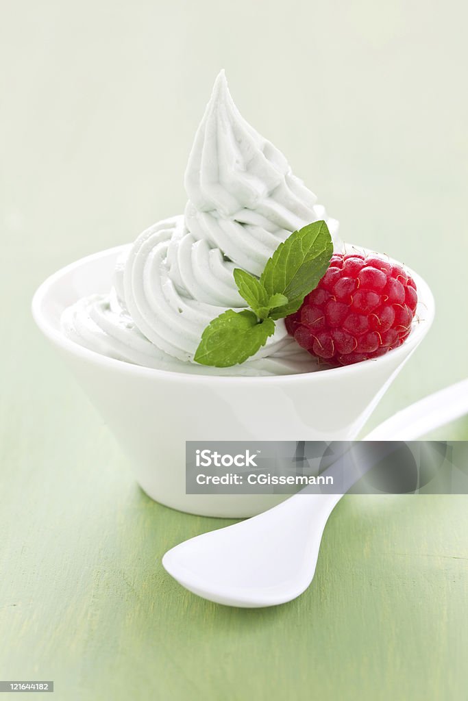 Eis mit Minze - Lizenzfrei Dessert Stock-Foto