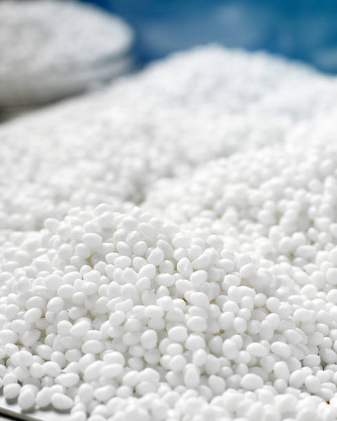 istock Closeup of a granule of white plastic polymer 1216446453