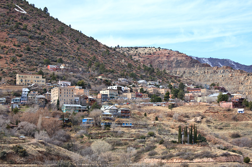 The nearly abandoned ghost town of Jerome, Arizona.