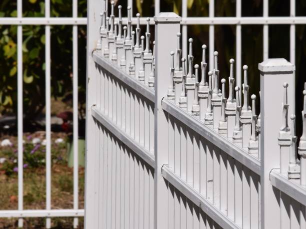 istock Fancy metal fence 1216448938