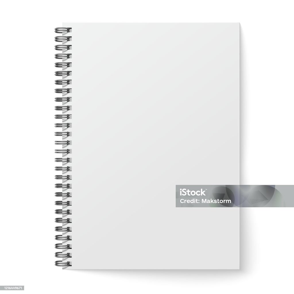 Blank    closed realistic spiral notepad mockup isolated on white background. Realistic  Blank   horizontal closed  realistic spiral notepad mockup. Isolated notebook on white background. Branding products Advertisement stock vector Blank    closed realistic spiral notepad mockup isolated on white background. Realistic  Blank   horizontal closed  realistic spiral notepad mockup. Isolated notebook on white background. Branding products Advertisement stock vector