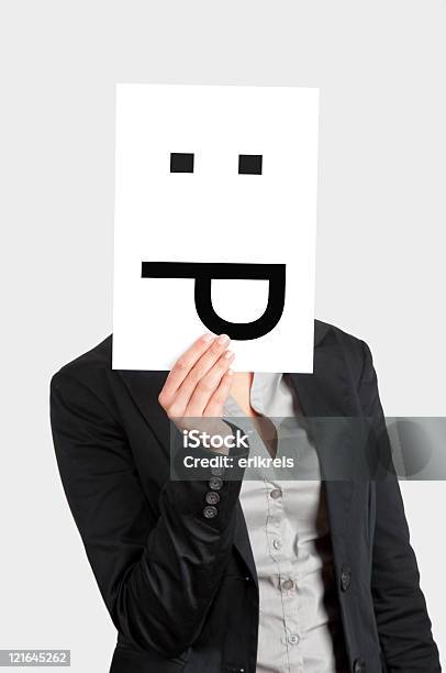 Silly Emoticon Stock Photo - Download Image Now - Adult, Adults Only, Advertisement