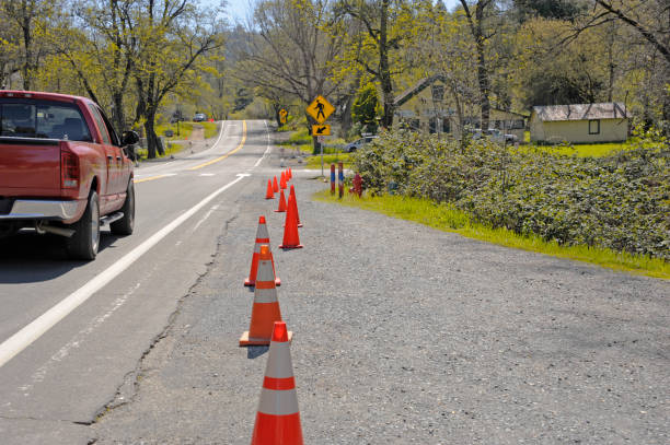 istock No Parking by State Park with Truck 1216452933
