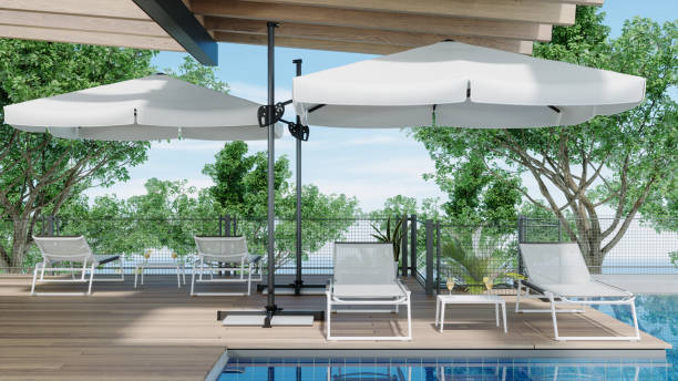 istock A luxury backyard with a swimming pool 1216454907