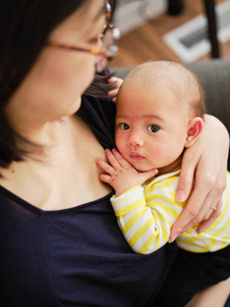 istock Japanese Mother Breastfeeding Her Baby 1216456771