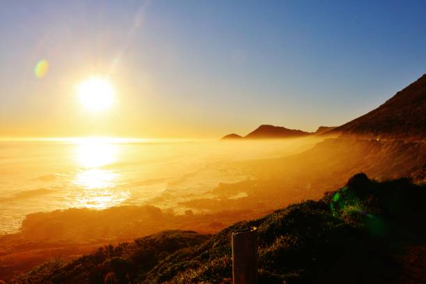 istock Mystic Sunset along Chapman's Peak 1216458108