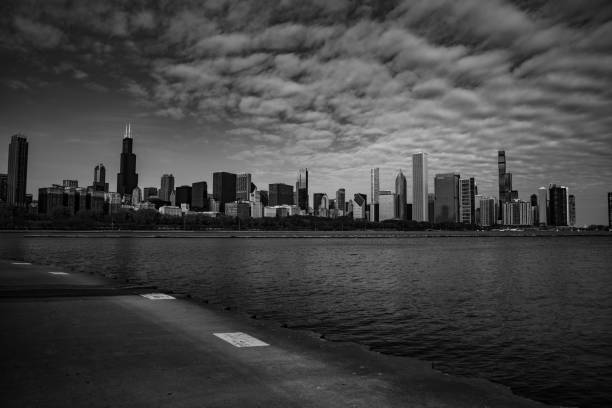 istock Views of downtown Chicago from Grant park 1216459923