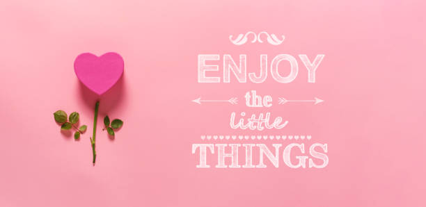 istock Enjoy the little things with heart flower 1216462329