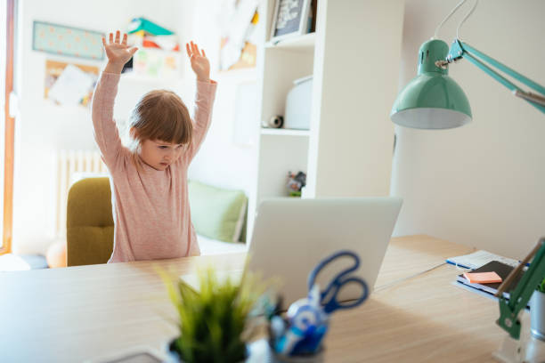 istock Girl using online video call during lockdown due to COVID-19 1216462378