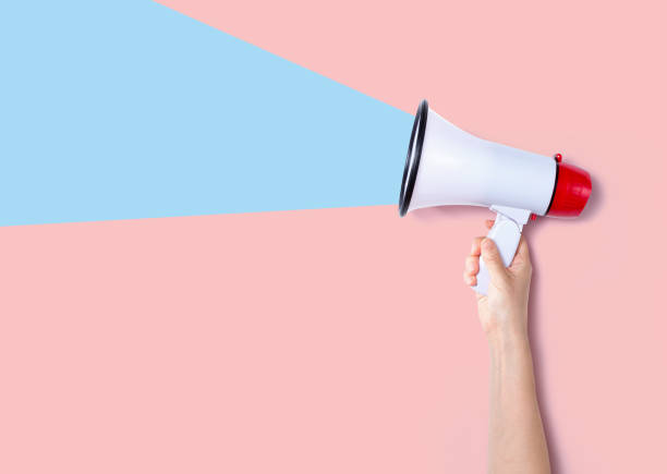 istock Person holding a megaphone 1216462455