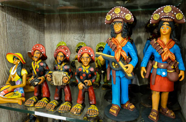 istock Clay dolls. Colorful clay dolls. 1216463955