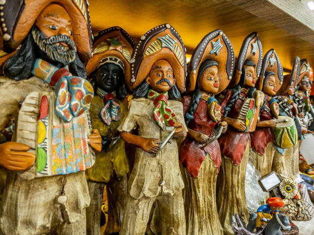 istock Clay dolls. Colorful clay dolls. 1216463965