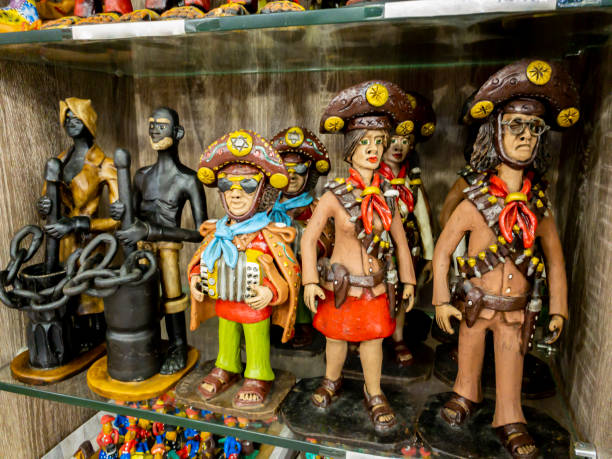 istock Clay dolls. Colorful clay dolls. 1216463978