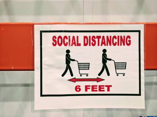istock Social distancing sign during Coronavirus outbreak 1216464153