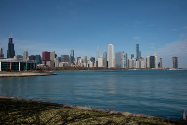 istock Views of downtown Chicago from Grant park 1216464852