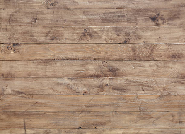 istock Big Brown wood plank wall texture background 1216465210