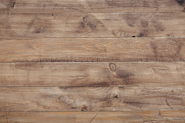 istock Big Brown wood plank wall texture background 1216465242