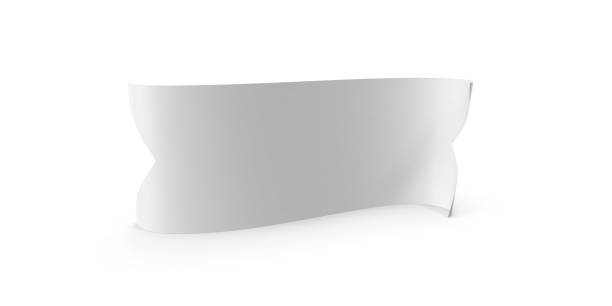 istock Ribbon Banner On White Background 1216467382