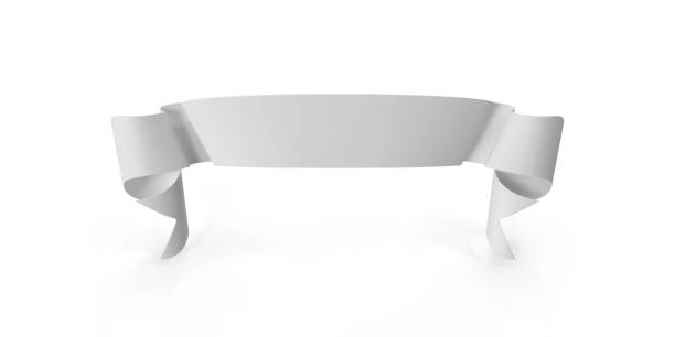 istock Ribbon Banner On White Background 1216467448
