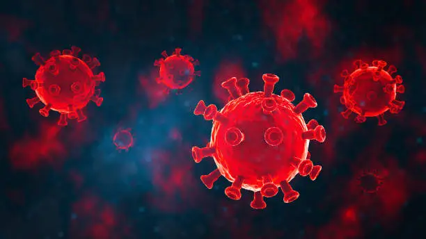 Photo of coronavirus simulation