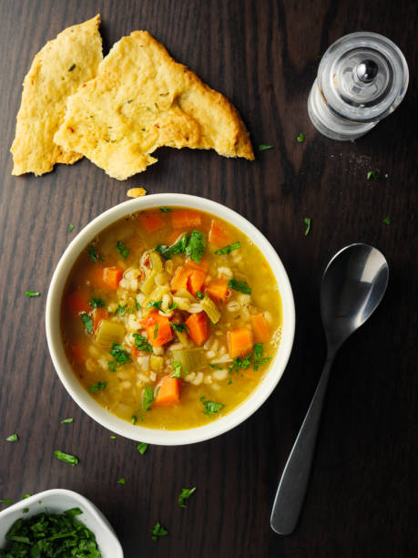 istock Healthy vegan broth 1216469772