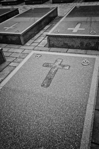 istock Cemetery tombstones 1216473942