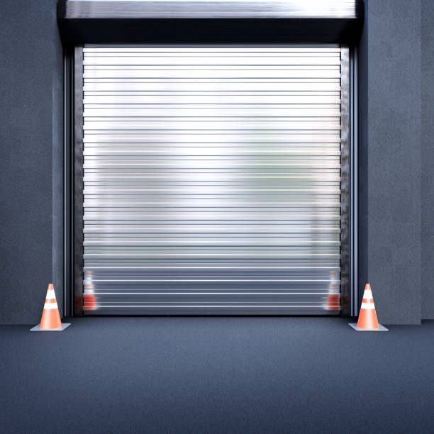 istock Closed steel door 1216474749