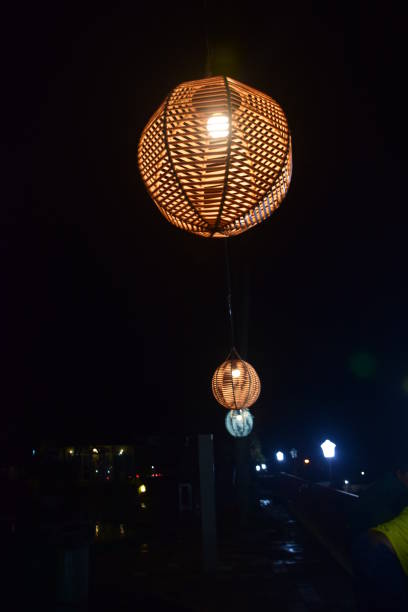 istock Ornaments of decorative lighting 1216475080