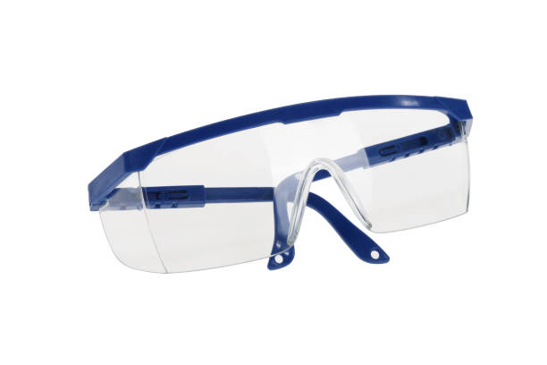 istock Medical goggles on white background 1216476004