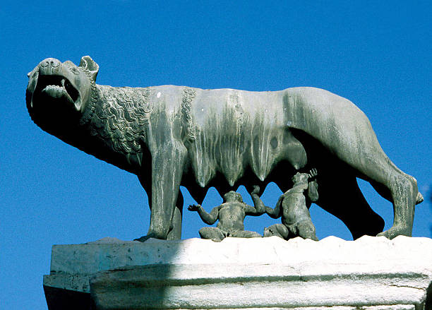 istock A statue of the she-wolf in Rome 121647743
