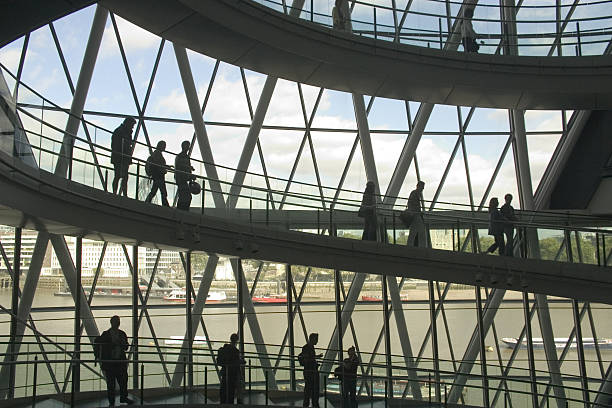 istock Visitors to London City Hall 121647922