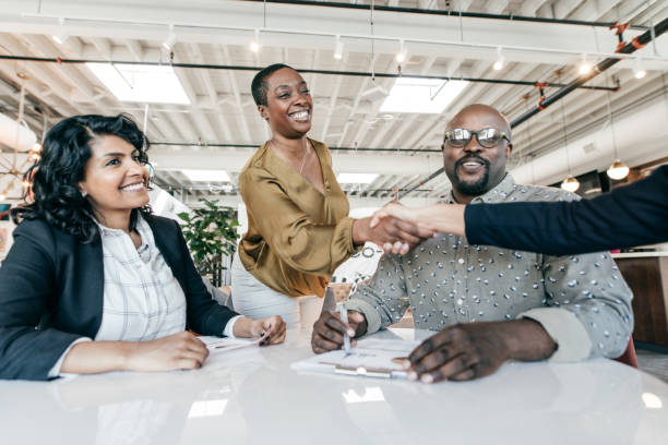 istock Business meeting with financial advisor 1216484248