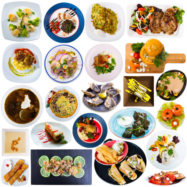 istock Collage of different meals isolated 1216484737