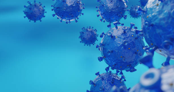 covid-19, coronavirus illustration mit hintergrund. - dna epidemiology patient science stock-fotos und bilder