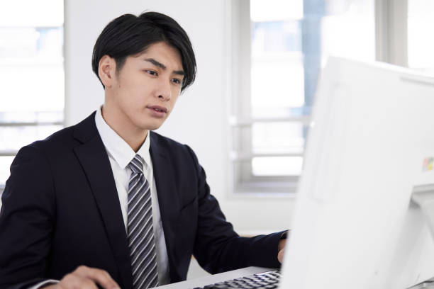 istock A Japanese male businessman 1216489721