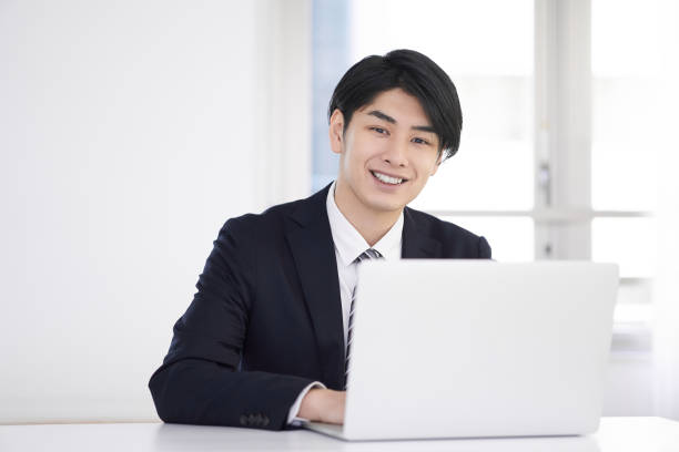 istock A Japanese male businessman 1216489738