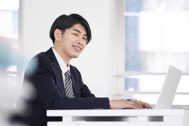 istock A Japanese male businessman 1216489757