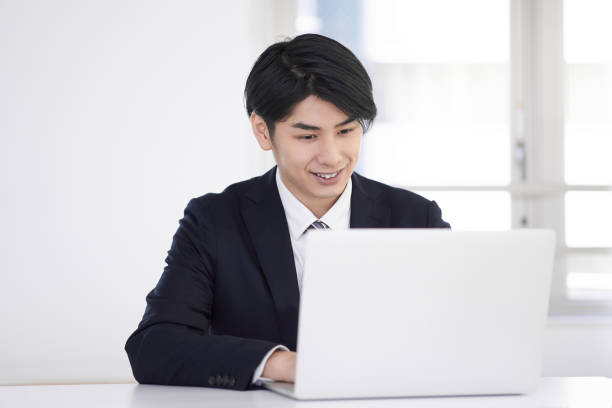 A Japanese male businessman
