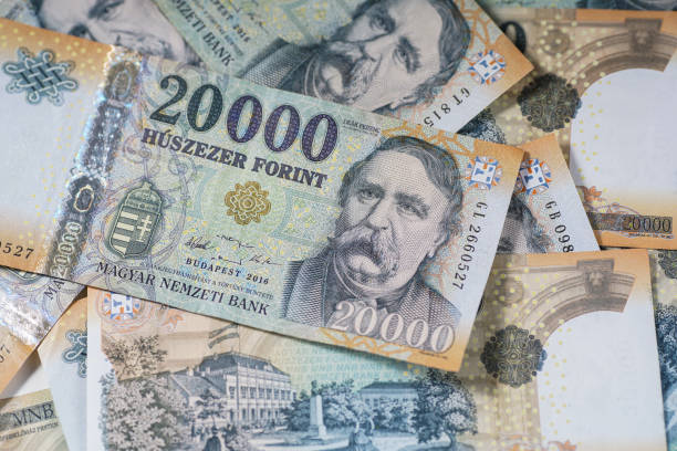istock Hungarian 20000 Forint banknotes. Hungary, Europe. 1216490623
