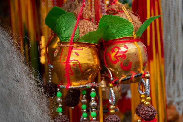 istock Worship elements for Hindu Goddess Kali 1216493119