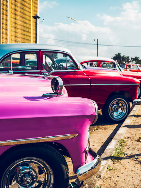 istock vintage car at Havana 1216495228