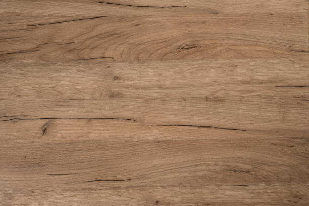 istock Light brown wooden textured flooring background 1216495782