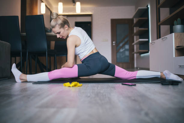 istock Practicing Sports In The Living Room 1216496081
